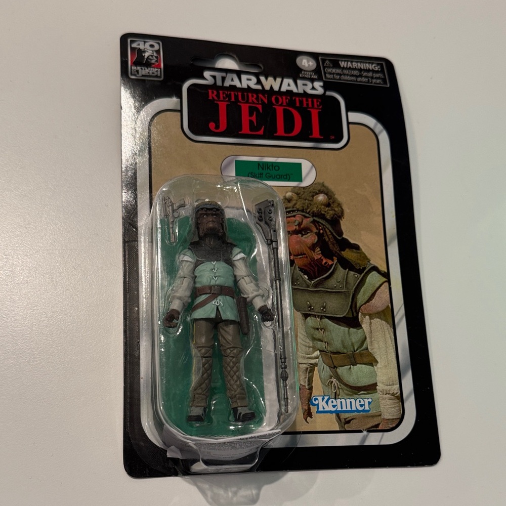 Star Wars Return of the Jedi Nikto Skiff Guard Action Figure - Green